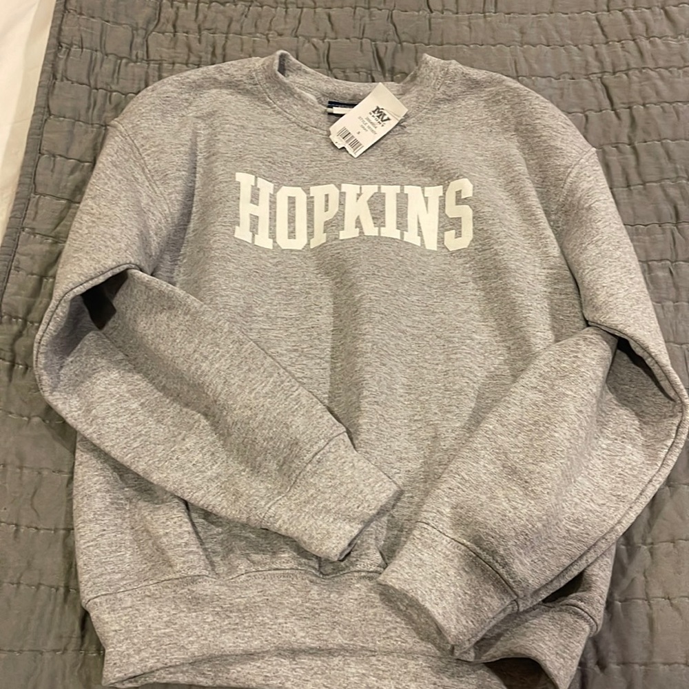 Brand new girls Hopkins sweatshirt size 8. It is grey with white logo.
